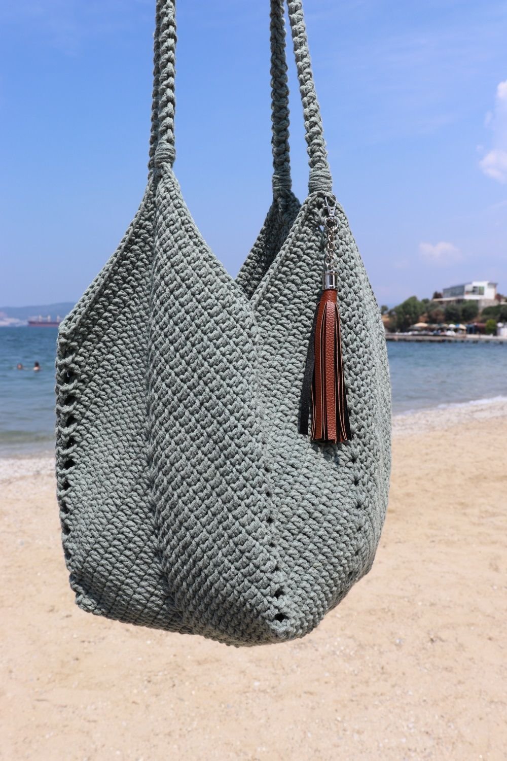 crochet vacation bag
