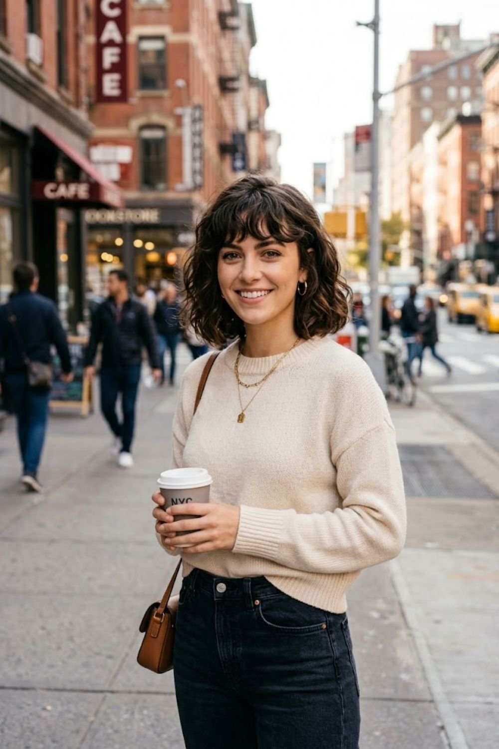 styling hair with bangs