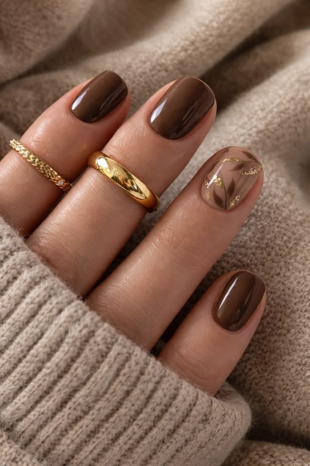 Brown manicure ideas