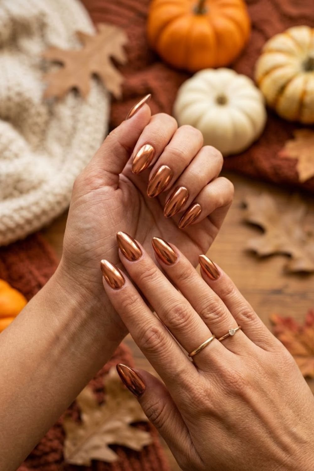 Cute simple thanksgiving nails