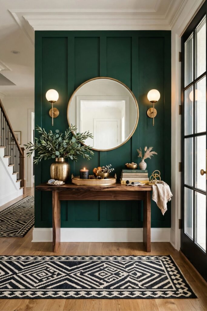 _Emerald Green Accent Wall