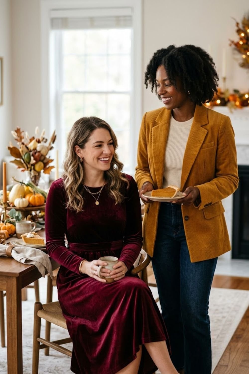 Thanksgiving outfit Girl