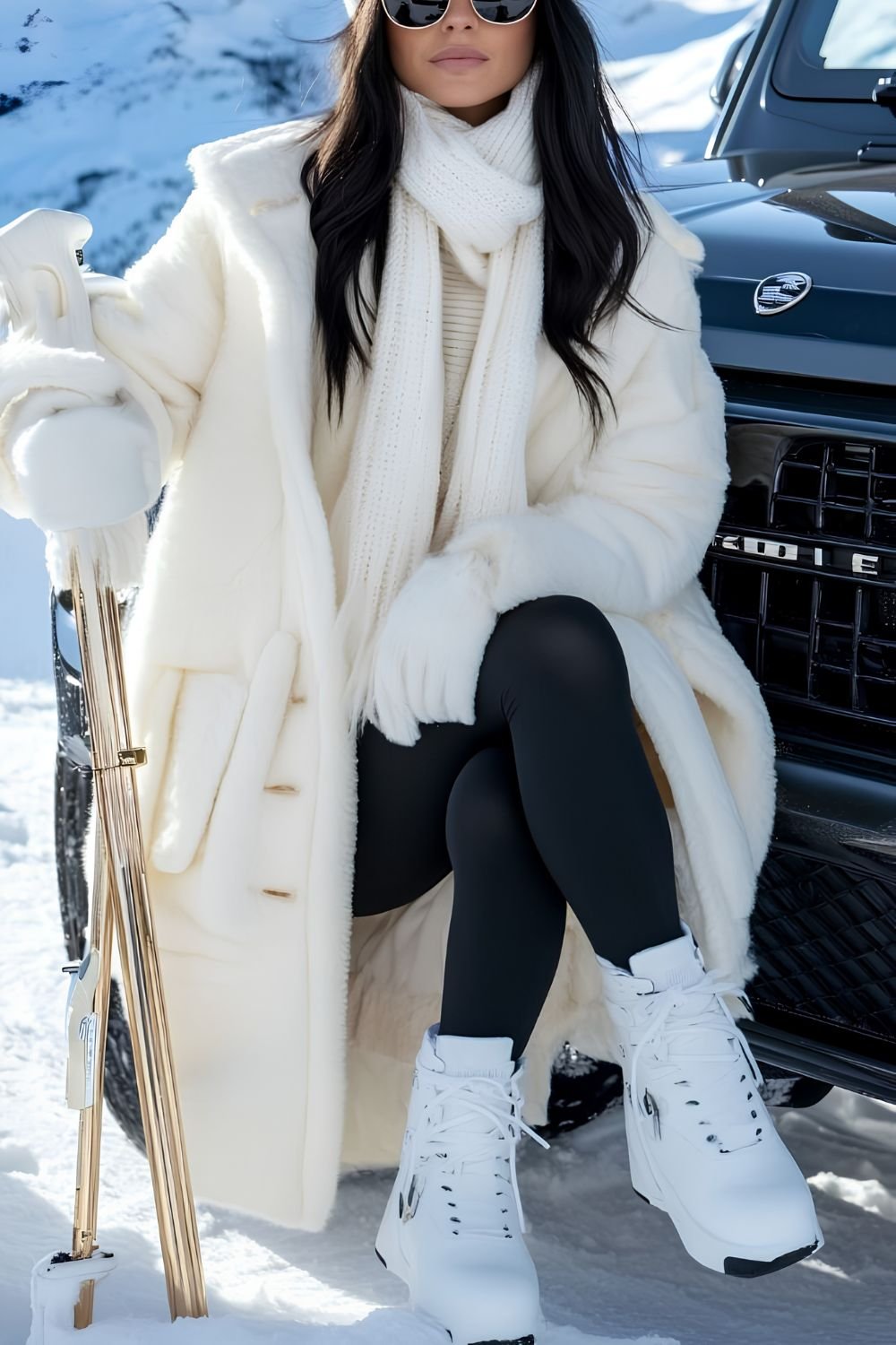 black ugg boots outfit