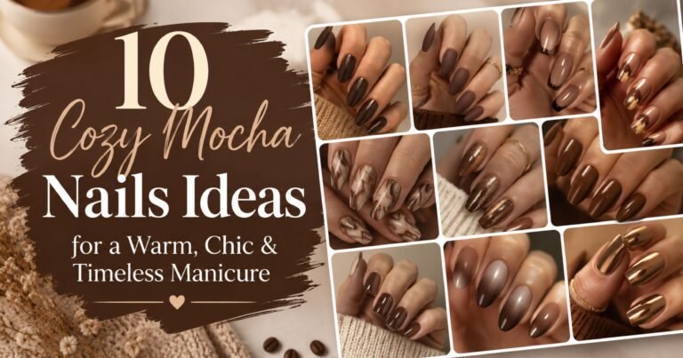 Cozy Mocha Nails