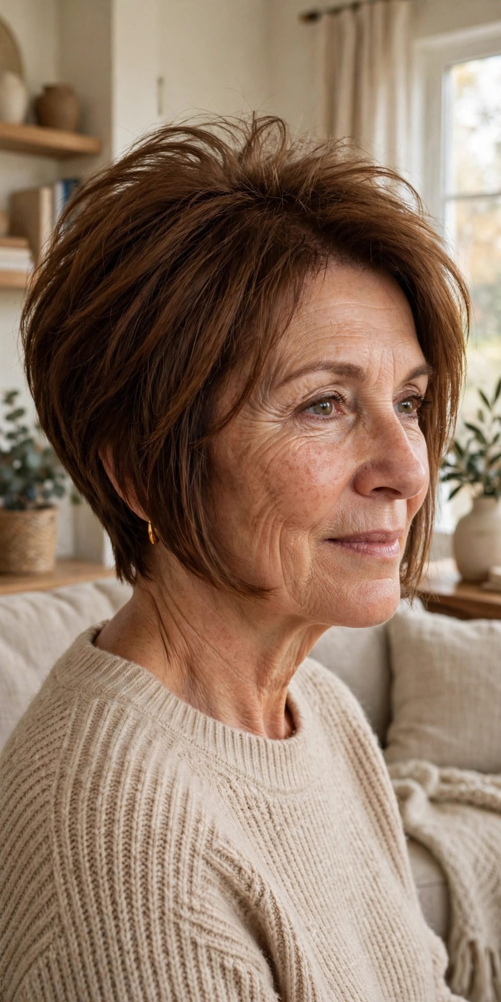Bixie cut for fine thin hair for women over 50: Long Bixie With Soft Ends